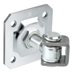 Comunello – nastavitelný pant pro křídlové brány M20, deska 100×100 mm