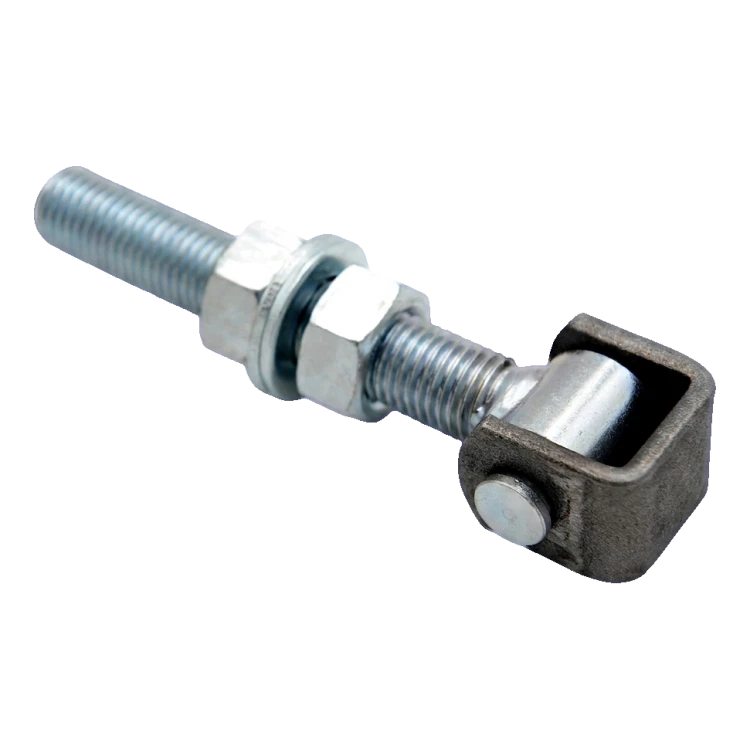 Ocelový nastavitelný závěs M20 pro křídlové brány – pozinkovaný, L150 mm 001-350 (1)