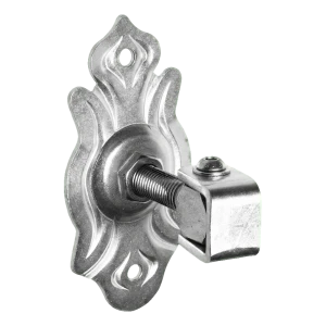 PSG regulovatelný pant k bráně s ozdobným štítkem M16 155×80 mm pozinkovaný