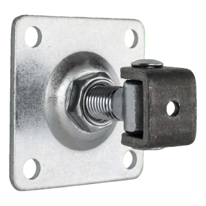 PSG regulovatelný branový závěs M18 se štítkem 80×80 mm pozinkovaný