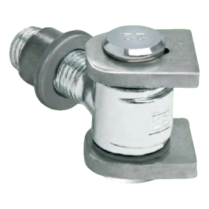 Comunello – nastavitelný závěs pro svařování se závitem M22, pozinkovaný