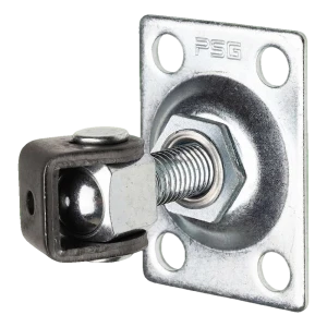 PSG regulovatelný pant brány M14 s obdélníkovým štítkem 75×55 mm