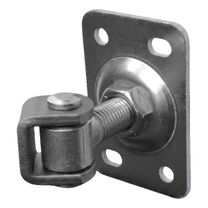 Stavitelný pantový závěs M20 se základnou 110×75 mm – typ fazole