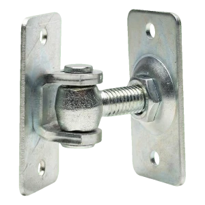 Nastavitelný závěs M12 oboustranně přišroubovatelný – základna 74×38 mm pro brány a branky