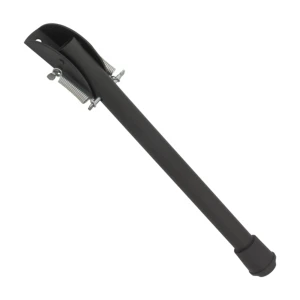 Stavěcí nožka dveří ocelová 165 mm černá – pružinový doraz MALA