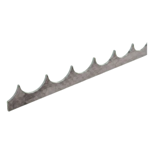 Plotová antiprůlomová ocelová lišta H33 mm – délka 2000 mm