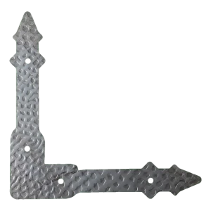 Postal – ocelové ozdobné vyztužení rohu brány 200×200 mm