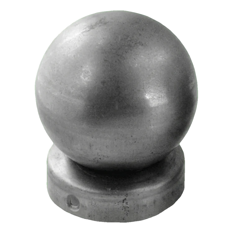 Střešní krytka pro plot na sloupek Ø 48 mm s ozdobnou koulí Ø 60 mm 001-591 (1)