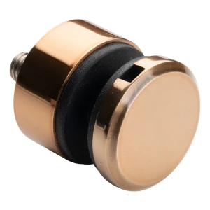 Bodový držák pro sklo 6-12 mm fi 30/13/M8x40 AISI 304 plochý systém měděný