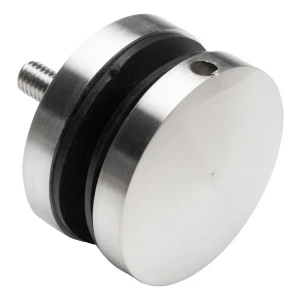 Bodový držák skla 8-17,52 mm fi 50/8/M8x45 AISI 304 plochý systém satén