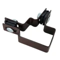 Rohová příchytka pro plotové panely 40x60 mm hnědá GPV-700-10 (1)