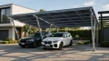 Přístřešek pro auto Fotovoltaická bouda VICA pro 3 vozidla Carport 2+1 moduly GPV-105-09 (2)