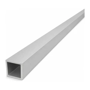 Hliníková čtvercová trubka 25×25×2 mm – uzavřený profil L=2000 mm EN AW-6060