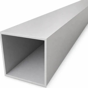 Hliníková čtvercová trubka 80×80×3 mm – uzavřený profil EN AW-6060, L=2000 mm