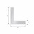 Hliníkový rovnoramenný úhelník 10×10×2 mm – profil L, délka 2000 mm 001-719 (2)