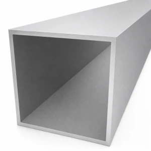 Hliníková čtvercová trubka 100×100×4 mm – uzavřený profil D=2000 mm