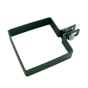 Koncová objímka pro plotové panely 100x100 mm zelená