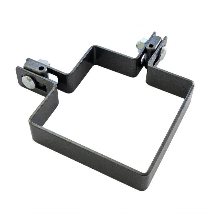 Rohová svorka pro plotové panely 100x100 mm grafit 000-776 (1)
