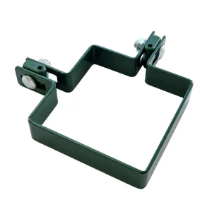 Rohová svorka pro plotové panely 100x100 mm zelená