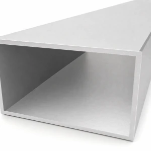 Hliníková obdélníková trubka 80×140×4 mm – uzavřený profil L=2000 mm EN AW-6060