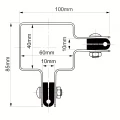 Rozhová svorka pro plotové panely 60x40 antracit grafit GPV-700-06 (3)