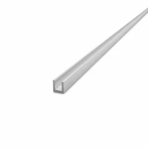 Hliníkový C-profil 10×10×1,5 mm – průřez C/U, délka 2000 mm, EN AW-6060