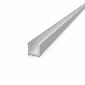 Hliníková U-lišta 20×20×2 mm – profil C/U délka 2000 mm