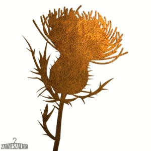 Zawieszalnia – zahradní dekorace Bodlák ze Corten oceli XL 14×98 cm