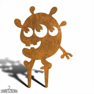 Zahradní dekorace Příšerná příšera Reni ocel corten 27×38 cm