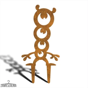 Zahradní dekorace Zawieszalnia Příšerná příšera Rebis L – dekorace Corten 20×41 cm