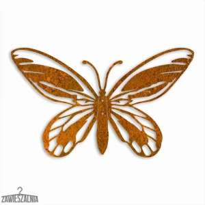 Zawieszalnia – 3D nástěnná dekorace Motýl Goliáš L 44 cm z cortenové oceli