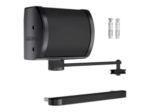 Locinox Panther – hydraulický samozavírač bran pro montáž na zeď a sloupek, černý
