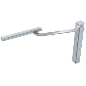ASSA ABLOY samozavírač na branky s kluznou lištou CAM-MOTION – pravý, stříbrný