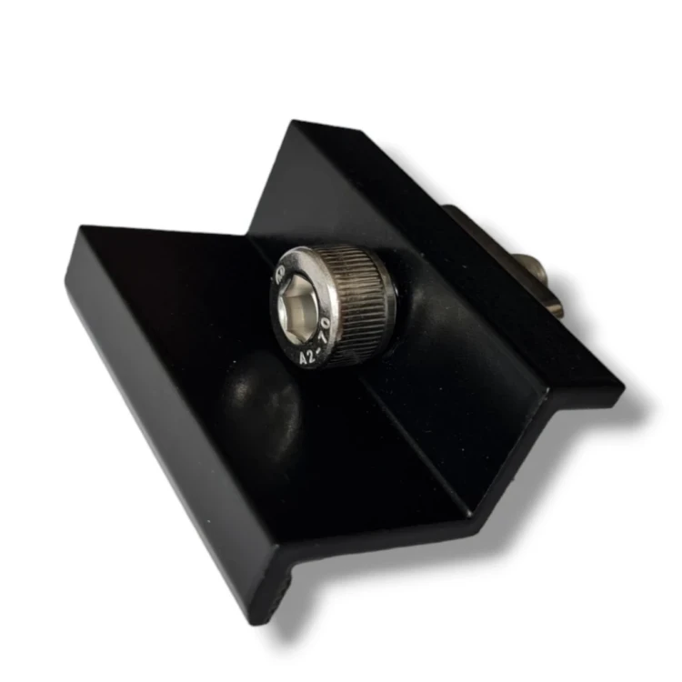 Koncová Svorka 30 mm se Šroubem a Vložkou - Černě lakované PV-03-23