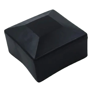 Černá záslepka LLDPE pro montážní profily FV 40×40 mm – typ 2