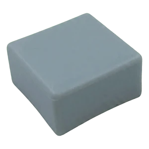 Plochá šedá krytka LLDPE pro montážní profily PV 40×40 mm – typ 3