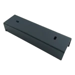 Úhelník pro podezdívku plotu 200×55 mm – pozinkovaná ocel, antracit