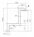 Boční klema H30 černá eloxovaná – koncová klema PV L50 PV-03-02 (3)