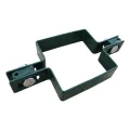 Objímka na panelové oplocení průběžná čtvercová 80×80 mm zelená RAL 6005 001-614 (1)