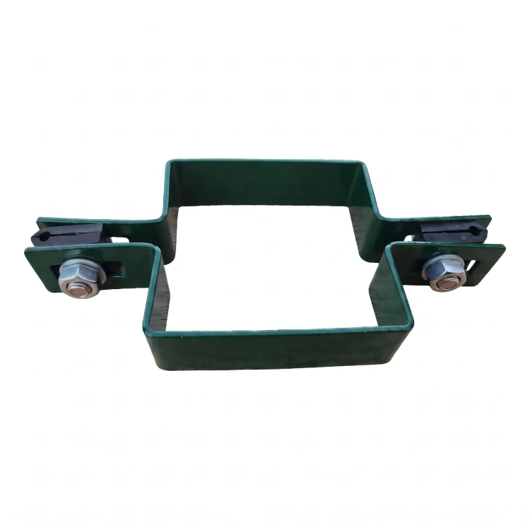 Objímka na panelové oplocení průběžná čtvercová 80×80 mm zelená RAL 6005 001-614 (3)