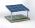 Přístřešek pro auto Fotovoltaická bouda pro 2 vozidla L 5,7m x 5,2m Carport GPV-101-14 (3)