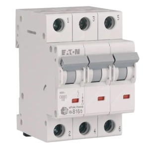 Jistič nadproudový B 16A 3P 6kA