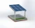 Přístřešek pro auto Fotovoltaická bouda pro 1 vozidlo L 5,7m x 3,3m Carport GPV-101-06 (3)