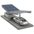Přístřešek pro auto Fotovoltaická bouda pro 2 vozidla T 11,4m x 3,3m Carport GPV-101-08