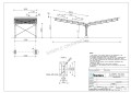 Přístřešek pro auto Fotovoltaická bouda pro 2 vozidla T 11,4m x 3,3m Carport GPV-101-08 (4)