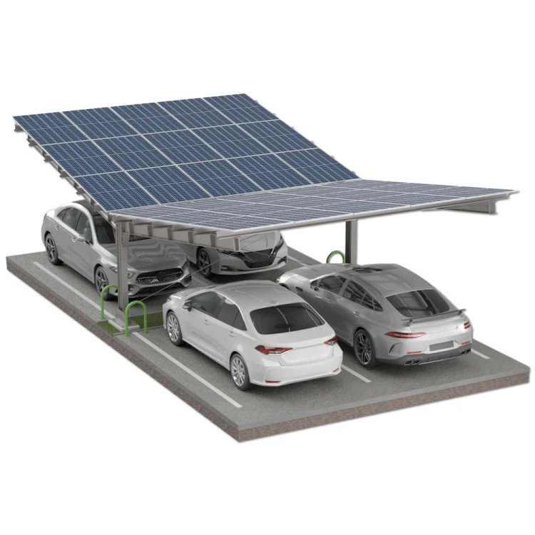 Přístřešek pro auto Fotovoltaická bouda pro 4 vozidla T 11,4m x 5,2m Carport GPV-101-13