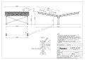 Přístřešek pro auto Fotovoltaická bouda pro 4 vozidla T 11,4m x 5,2m Carport GPV-101-13 (4)