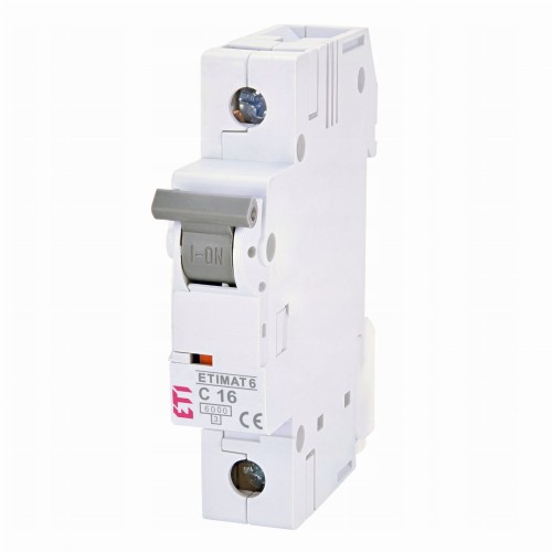 ETI Nadproudový jistič B 16A 1P 6kA GPV-401-31