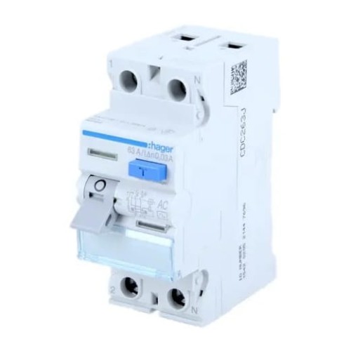 Hager Zbytkový proudový jistič RCCB 40A 2P 30mA typ AC GPV-401-32