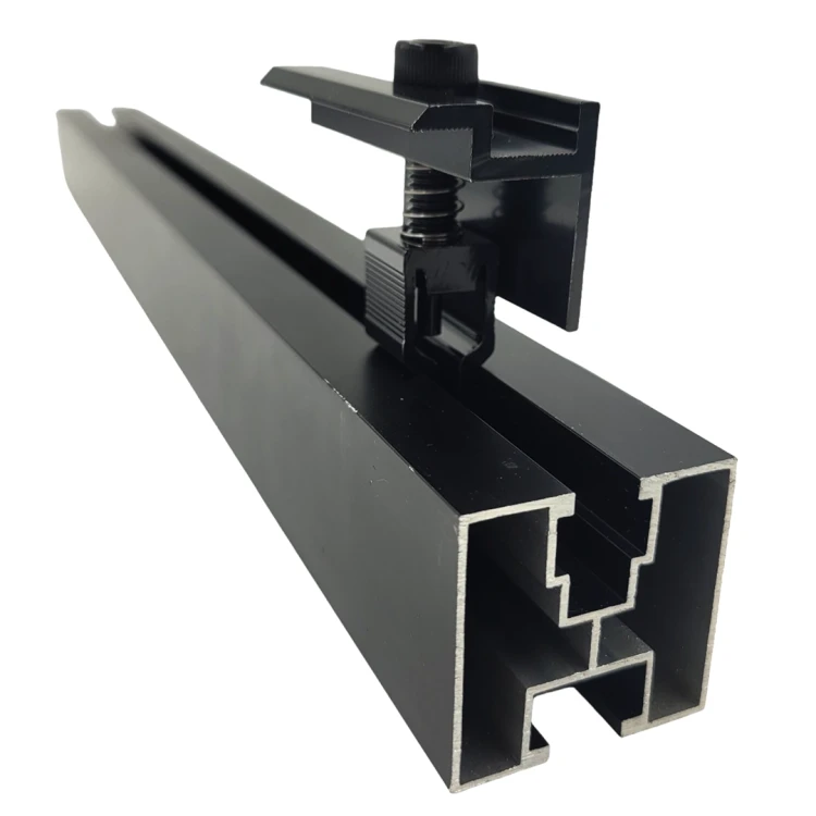 Koncová svorka H30 KLIK černé lakování L50 (typ 2) PV-03-28 (3)